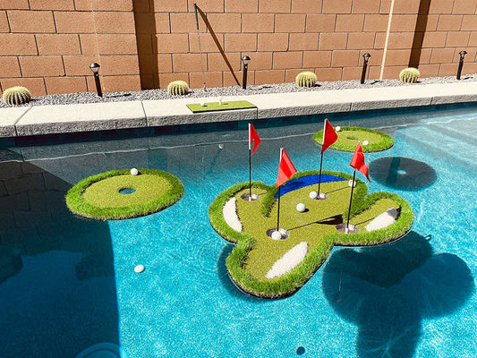 Pool Cactus Floating Golf Green is available on Etsy.com - Pool Cactus