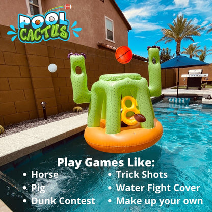 Inflatable Basketball Hoops | Basketball Pool Toys | Pool Cactus