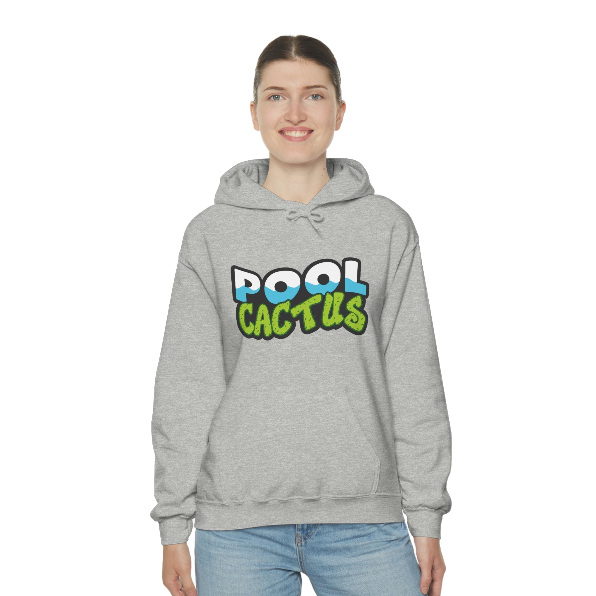 Pullover Hooded Sweatshirt | Heavy Hooded Sweatshirt | Pool Cactus